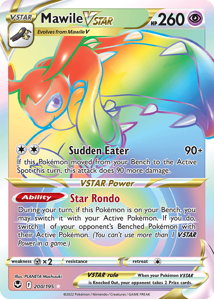 Mawile VSTAR — Silver Tempest #200