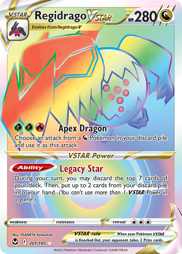 Regidrago VSTAR — Silver Tempest #201