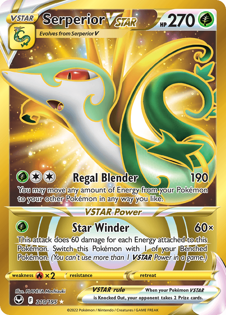 Serperior VSTAR — Silver Tempest #210