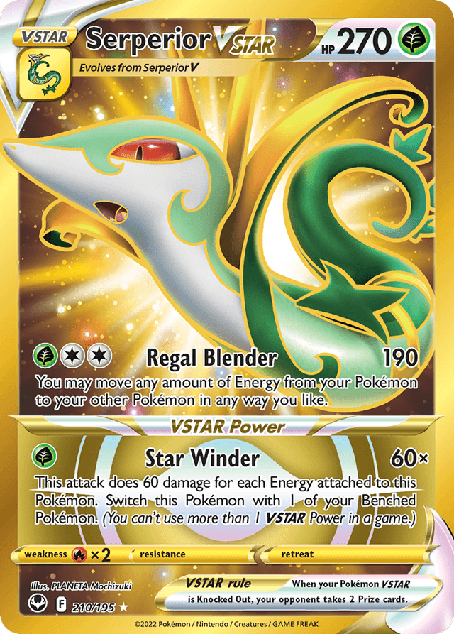 Serperior VSTAR — Silver Tempest #210