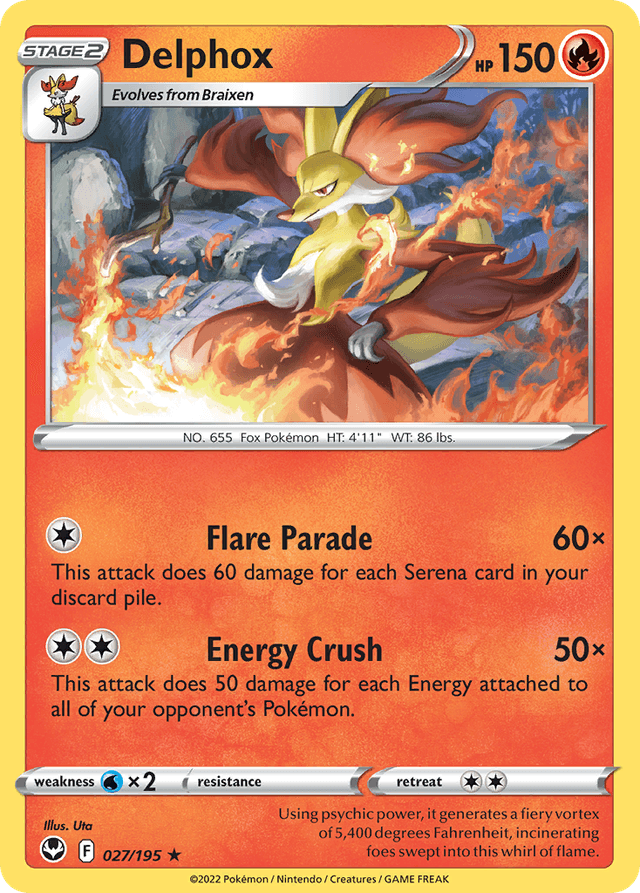 Delphox — Silver Tempest #27