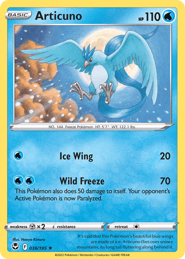 Articuno — Silver Tempest #36