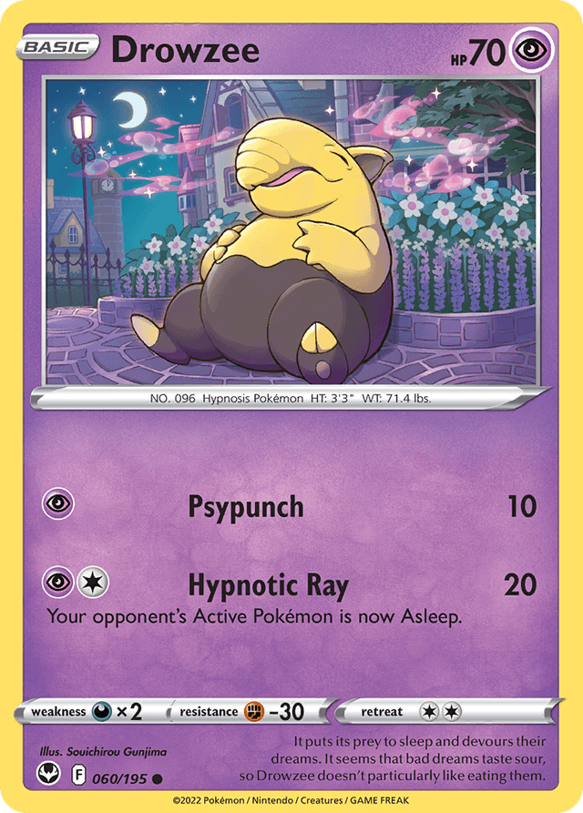 Drowzee — Silver Tempest #60