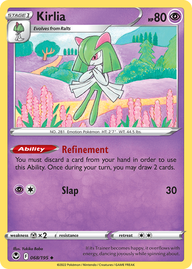 Kirlia — Silver Tempest #68