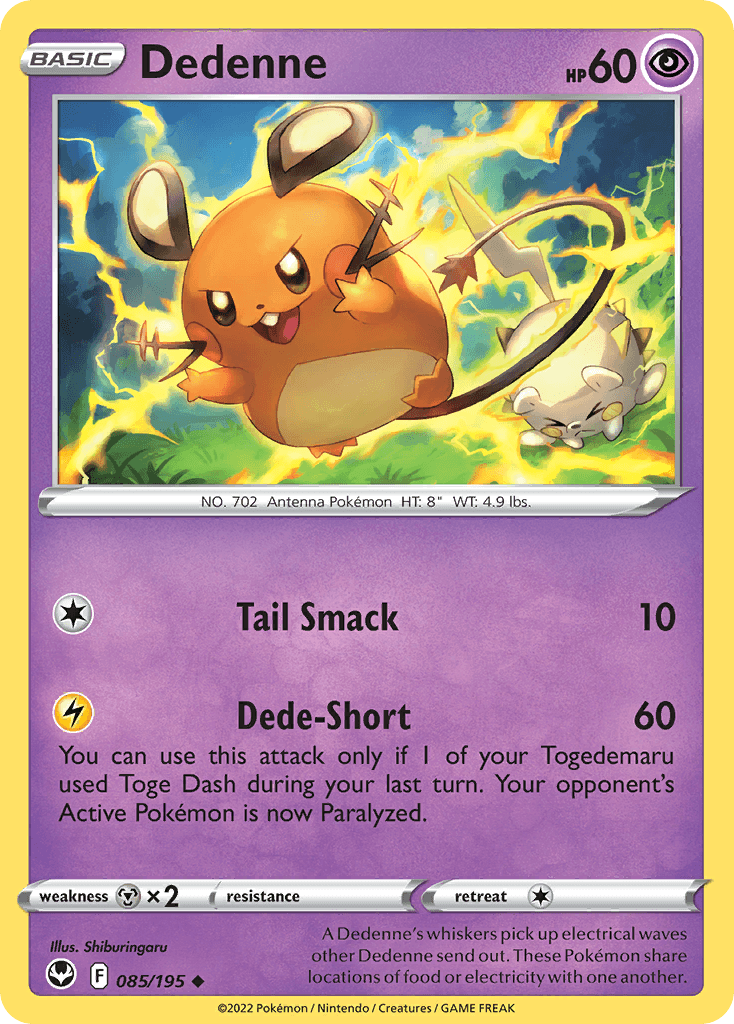 Dedenne — Silver Tempest #85