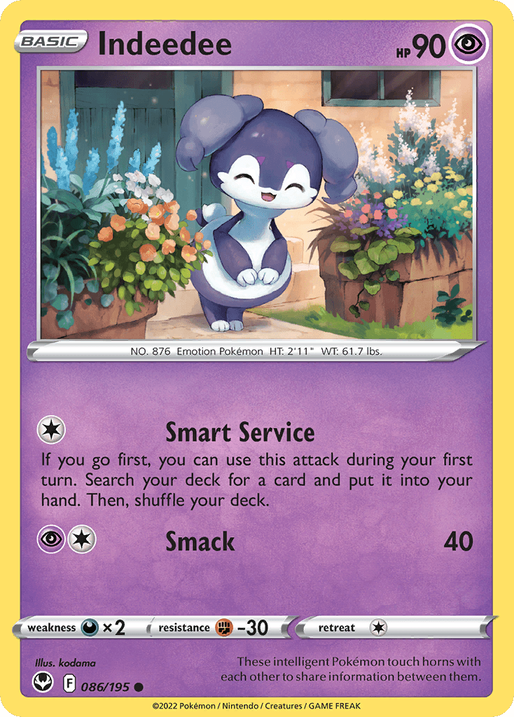 Indeedee — Silver Tempest #86