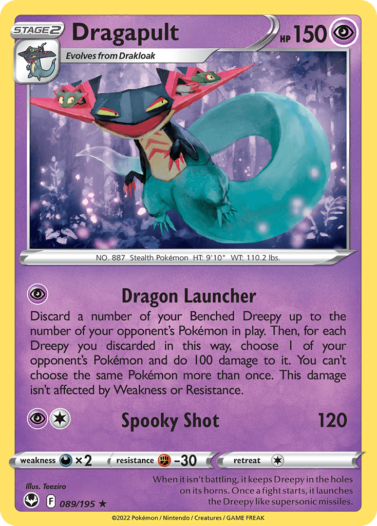Dragapult — Silver Tempest #89