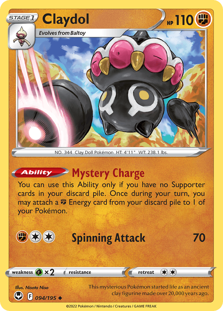 Claydol — Silver Tempest #94