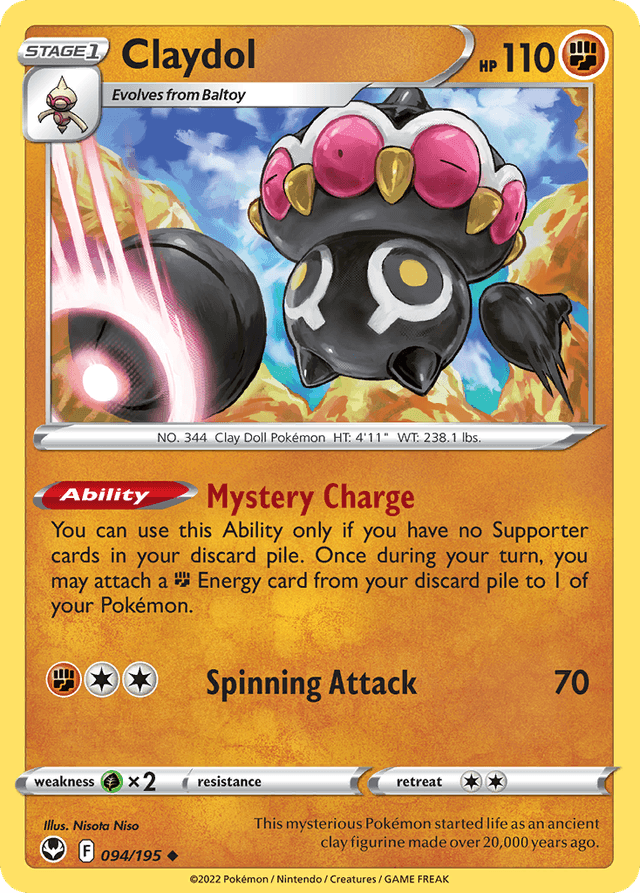 Claydol — Silver Tempest #94