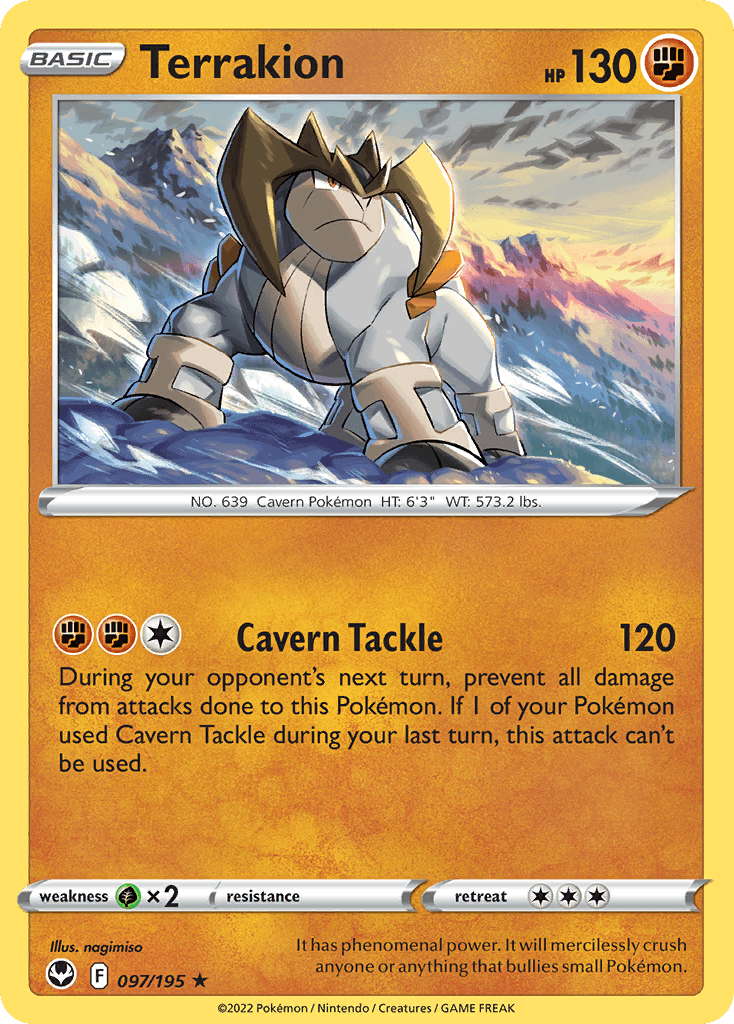 Terrakion — Silver Tempest #97