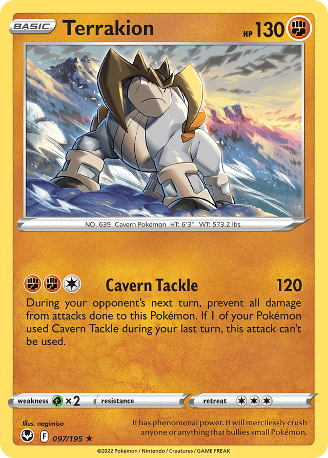 Terrakion — Silver Tempest #97