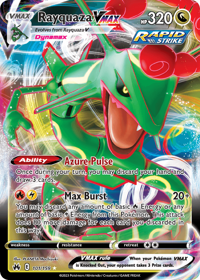 Rayquaza VMAX — Crown Zenith #101