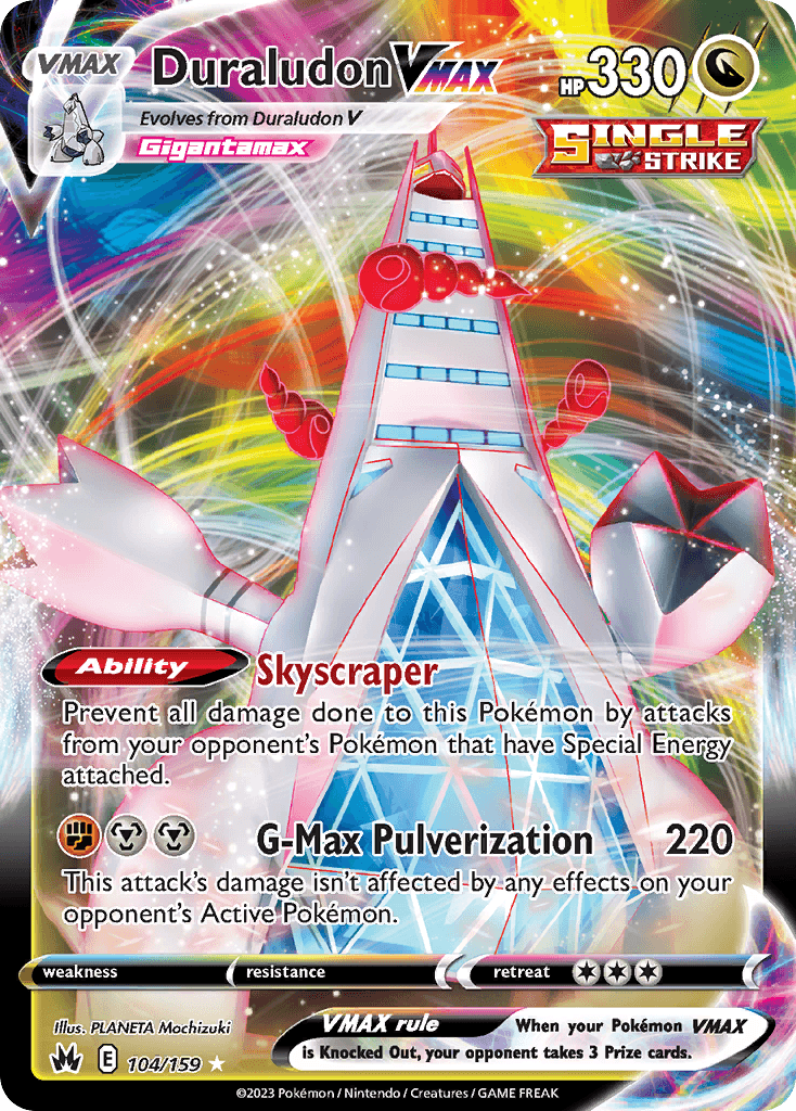Duraludon VMAX — Crown Zenith #104