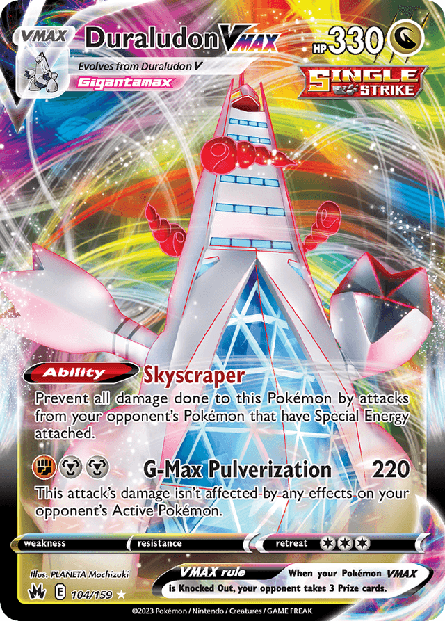 Duraludon VMAX — Crown Zenith #104