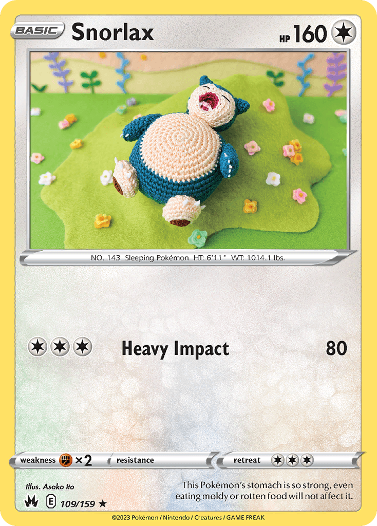 Snorlax — Crown Zenith #109