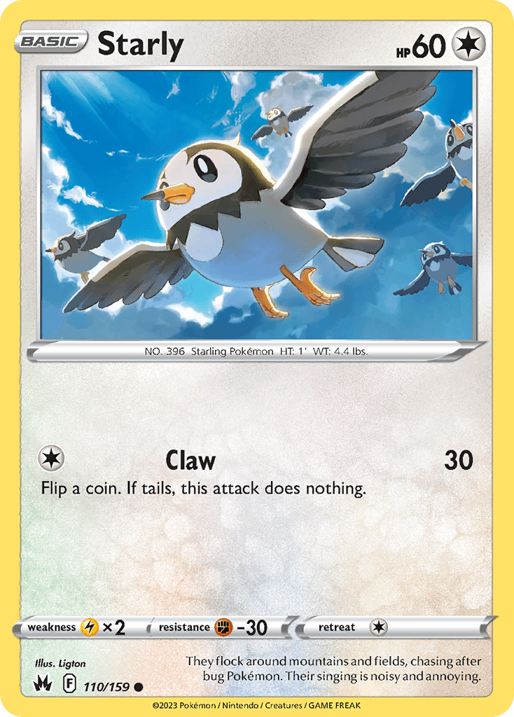 Starly — Crown Zenith #110