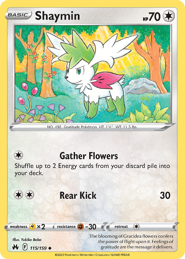 Shaymin — Crown Zenith #115