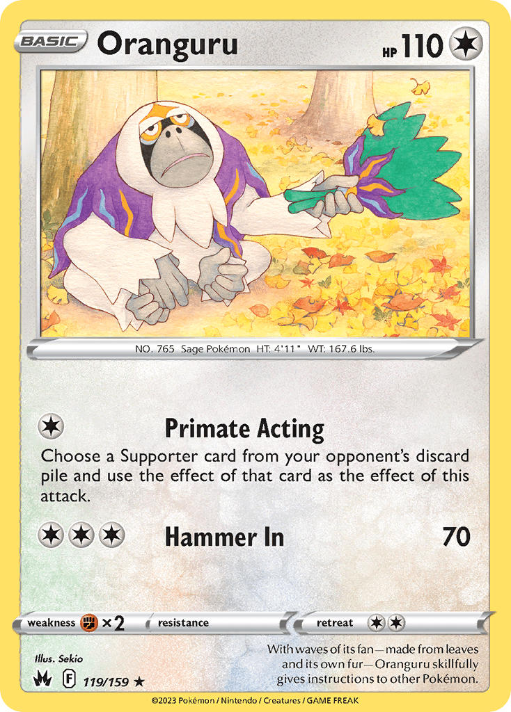 Oranguru — Crown Zenith #119