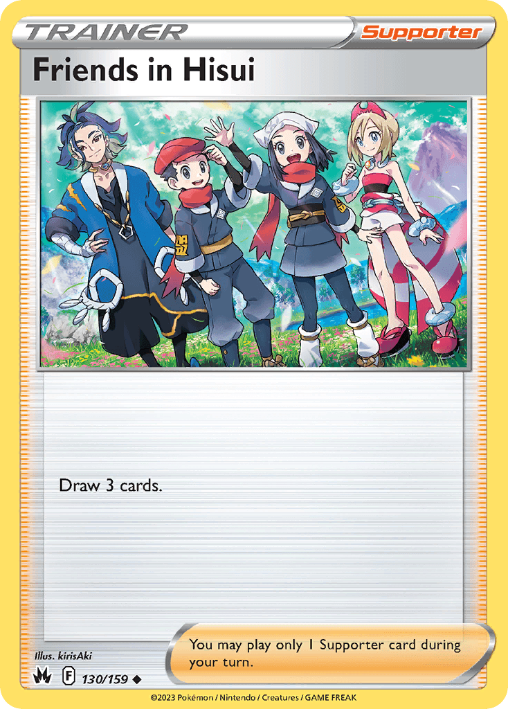 Friends in Hisui — Crown Zenith #130