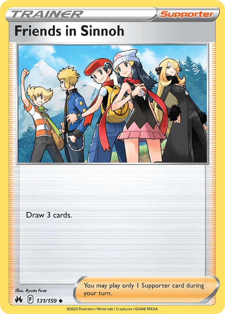 Friends in Sinnoh — Crown Zenith #131
