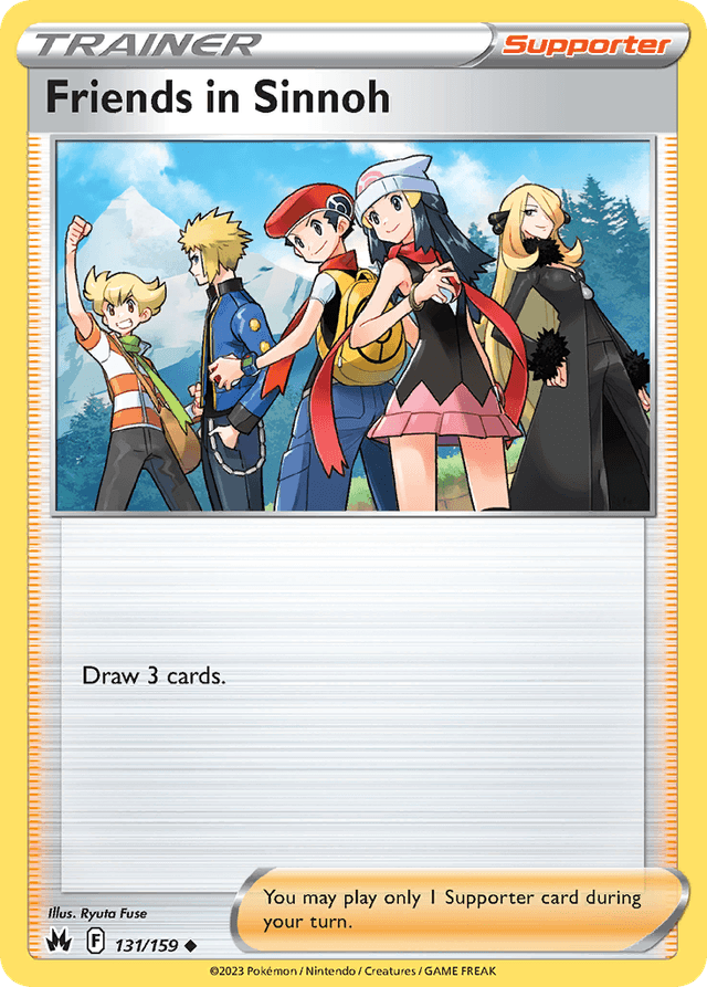 Friends in Sinnoh — Crown Zenith #131