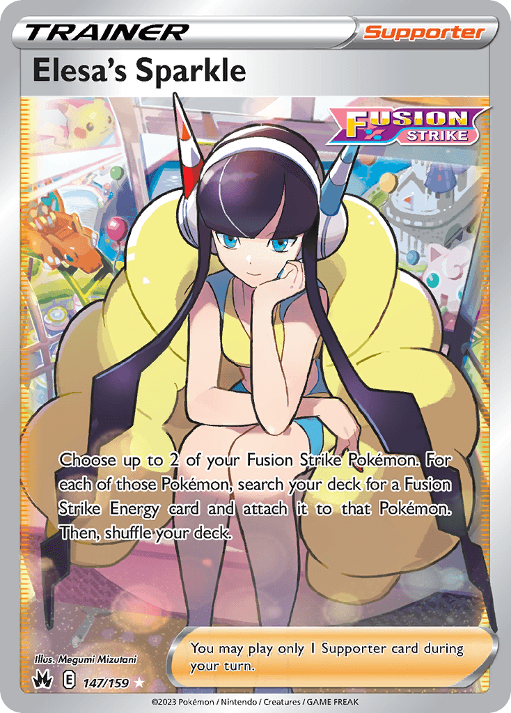 Elesa's Sparkle — Crown Zenith #147