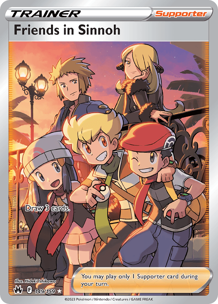 Friends in Sinnoh — Crown Zenith #149