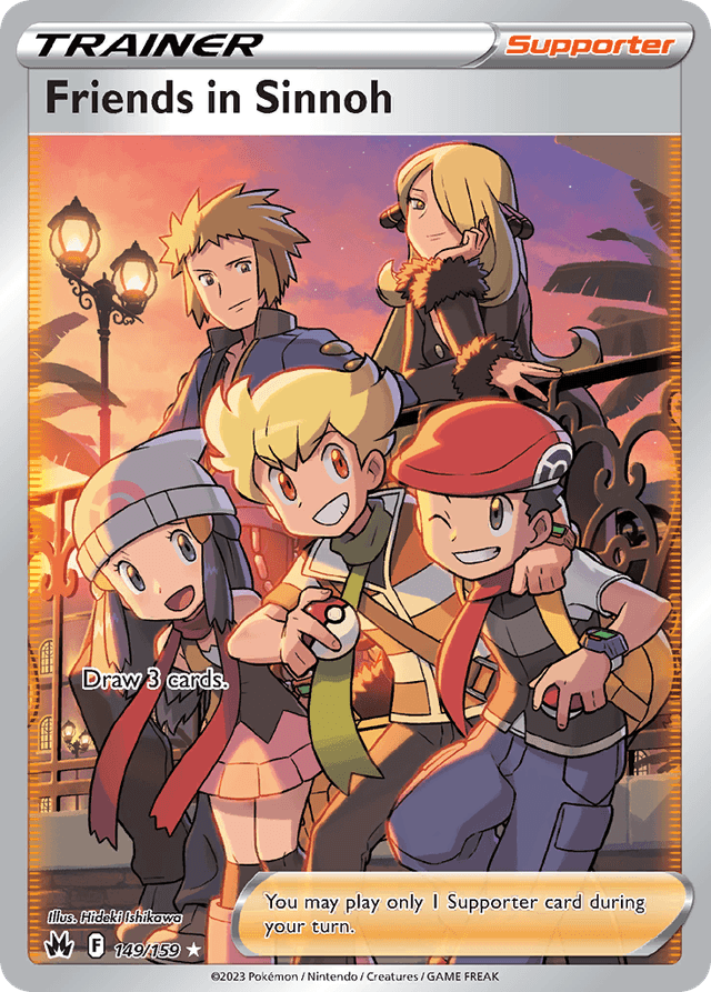Friends in Sinnoh — Crown Zenith #149
