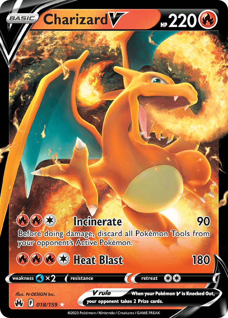 Charizard V — Crown Zenith #18