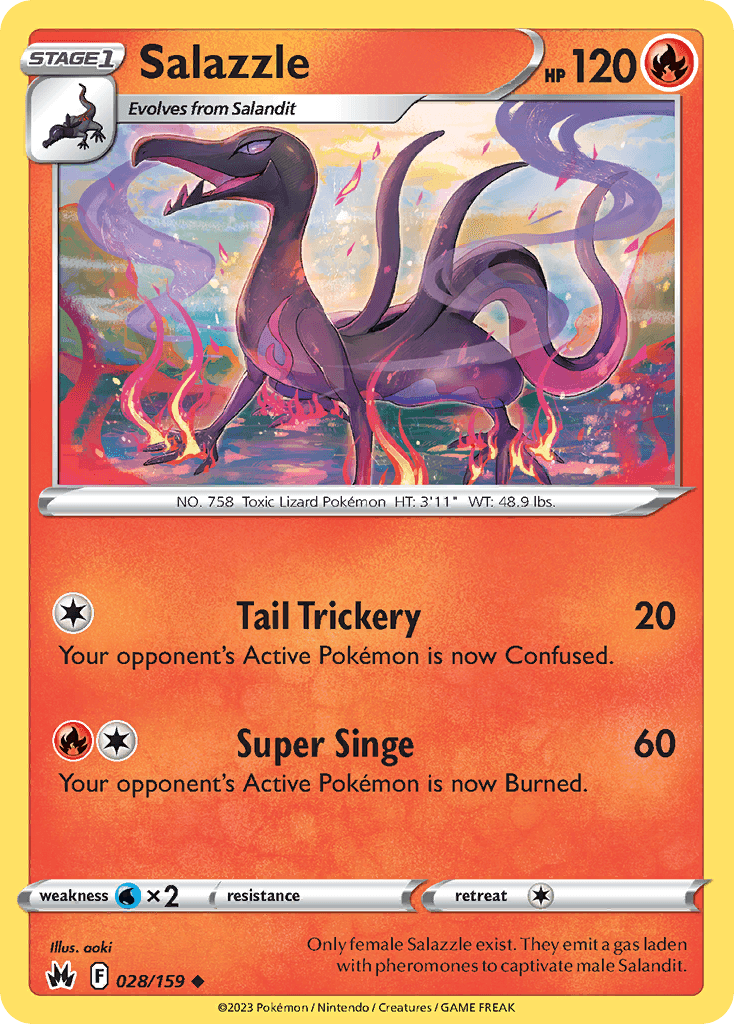 Salazzle — Crown Zenith #28