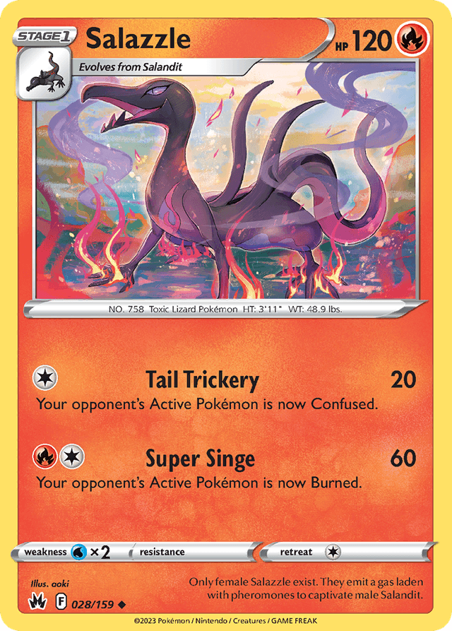 Salazzle — Crown Zenith #28