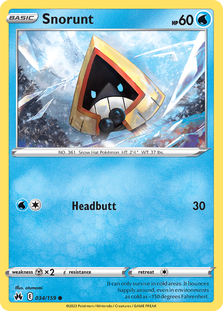 Snorunt — Crown Zenith #34