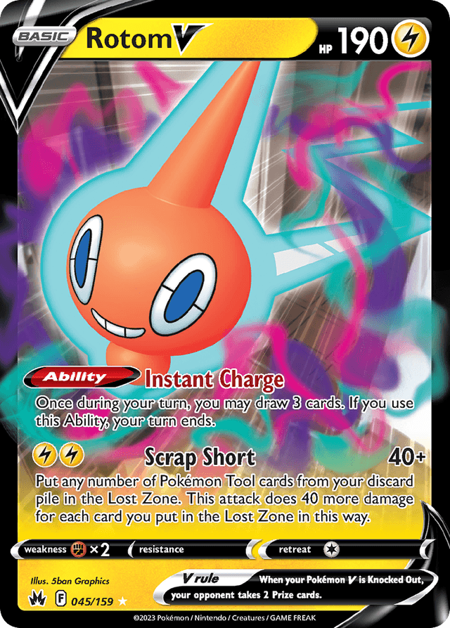 Rotom V — Crown Zenith #45