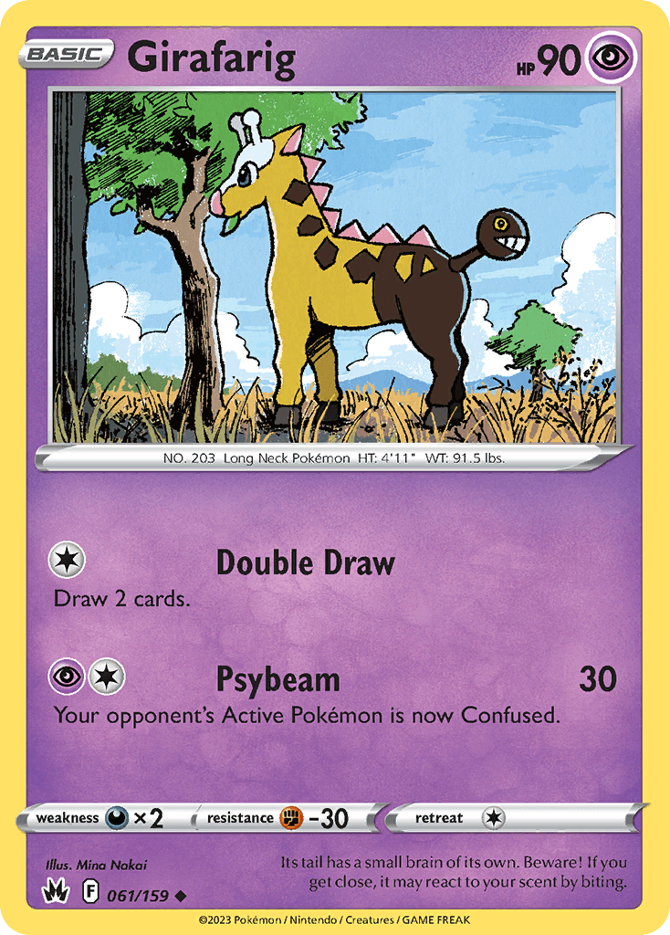 Girafarig — Crown Zenith #61