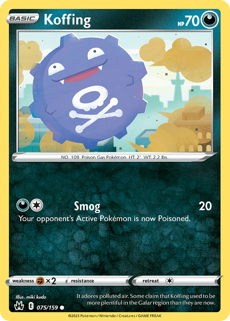 Koffing — Crown Zenith #75
