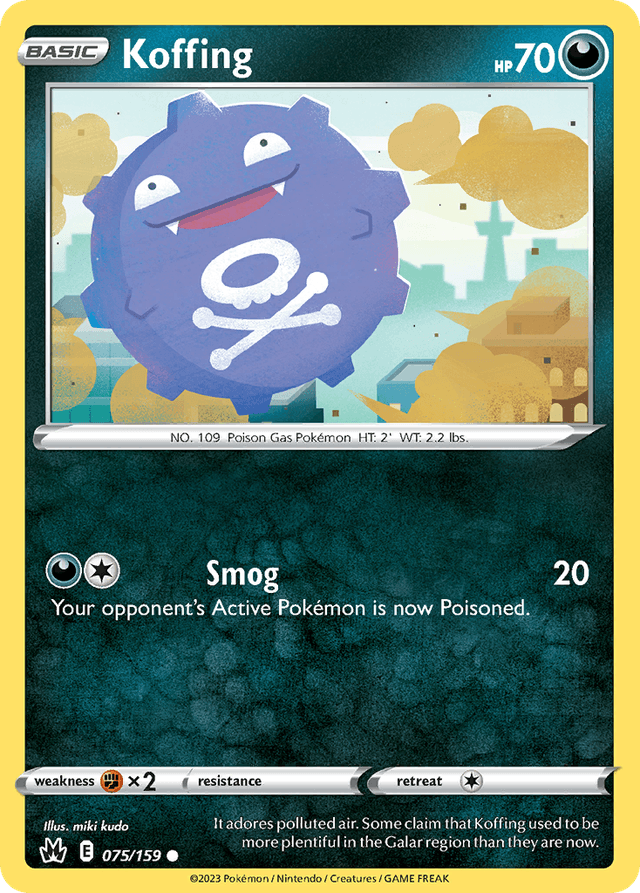 Koffing — Crown Zenith #75