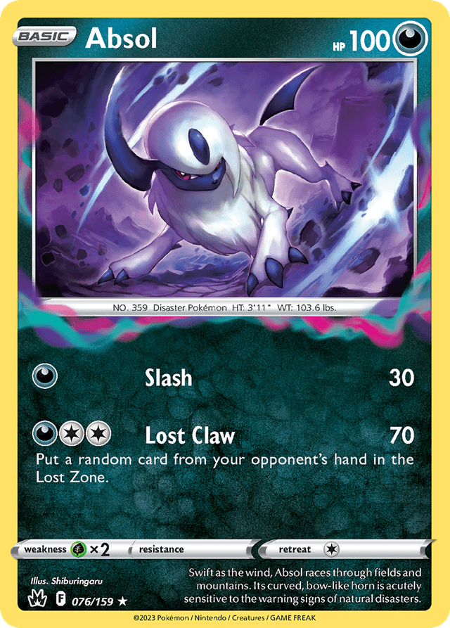 Absol — Crown Zenith #76