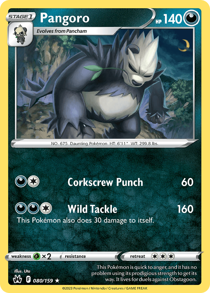 Pangoro — Crown Zenith #80