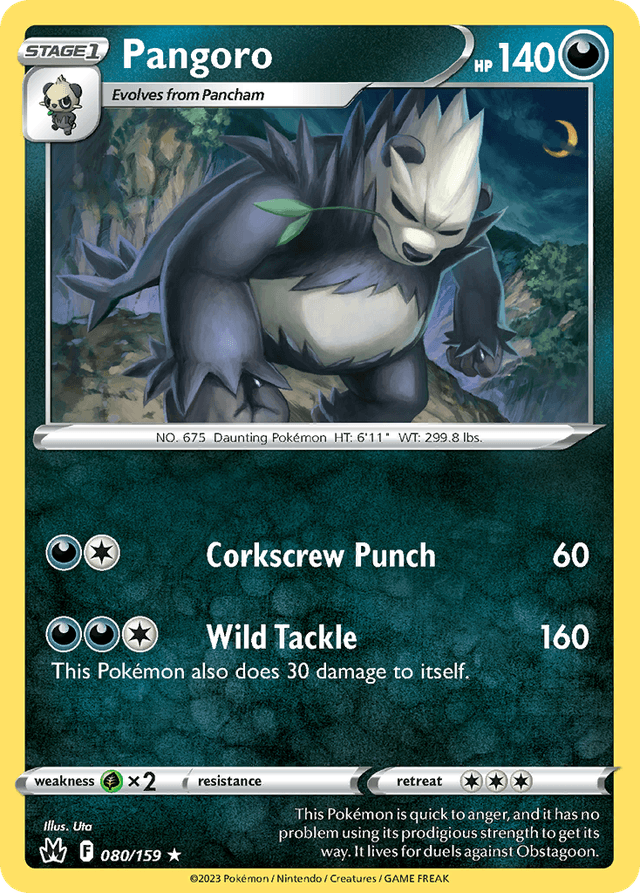 Pangoro — Crown Zenith #80