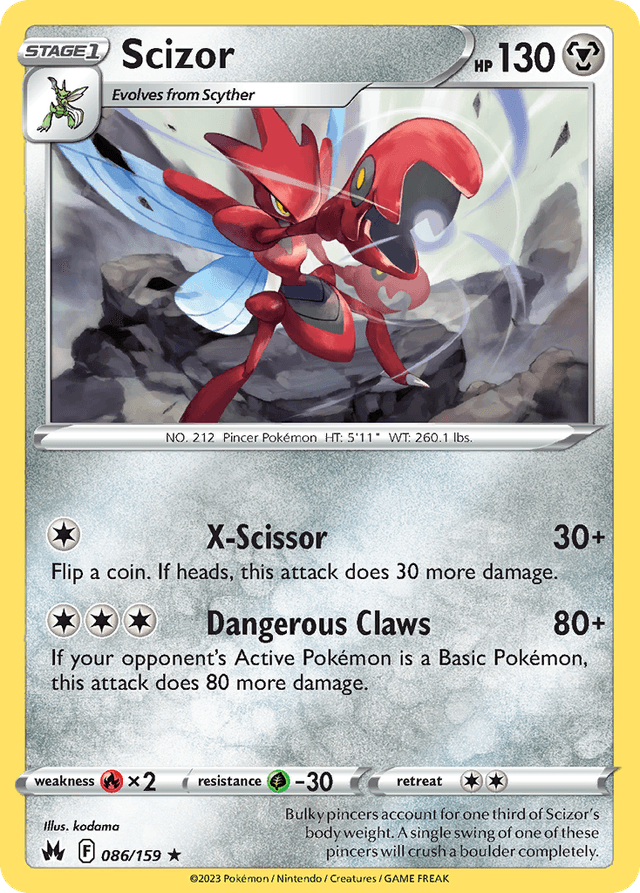 Scizor — Crown Zenith #86