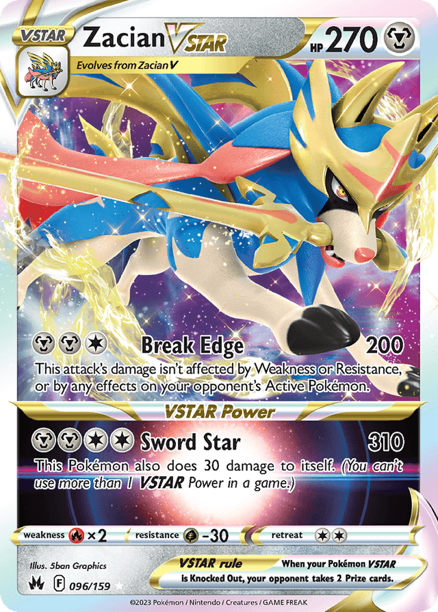 Zacian VSTAR — Crown Zenith #96