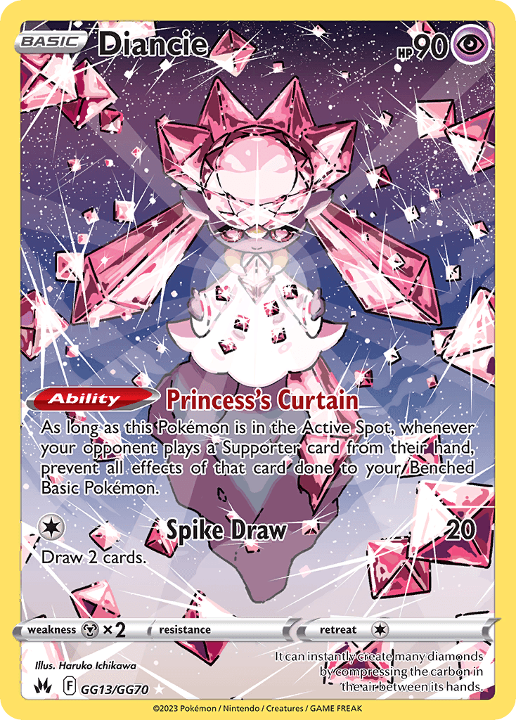Diancie — Crown Zenith Galarian Gallery #GG13
