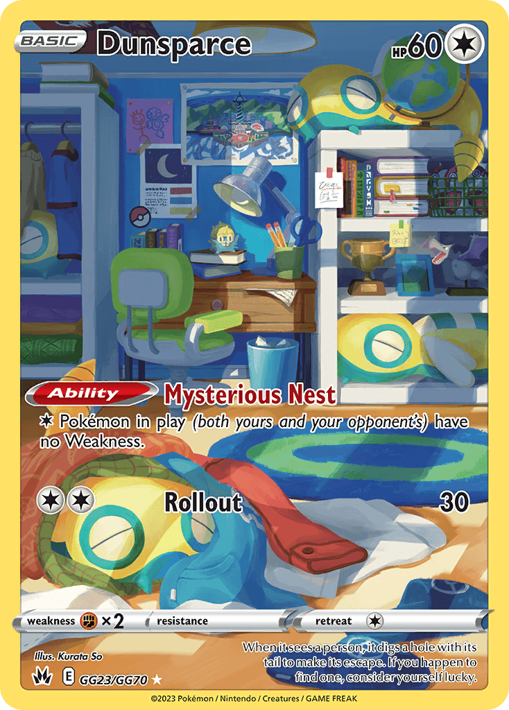 Dunsparce — Crown Zenith Galarian Gallery #GG23