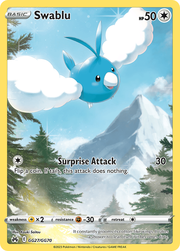 Swablu — Crown Zenith Galarian Gallery #GG27