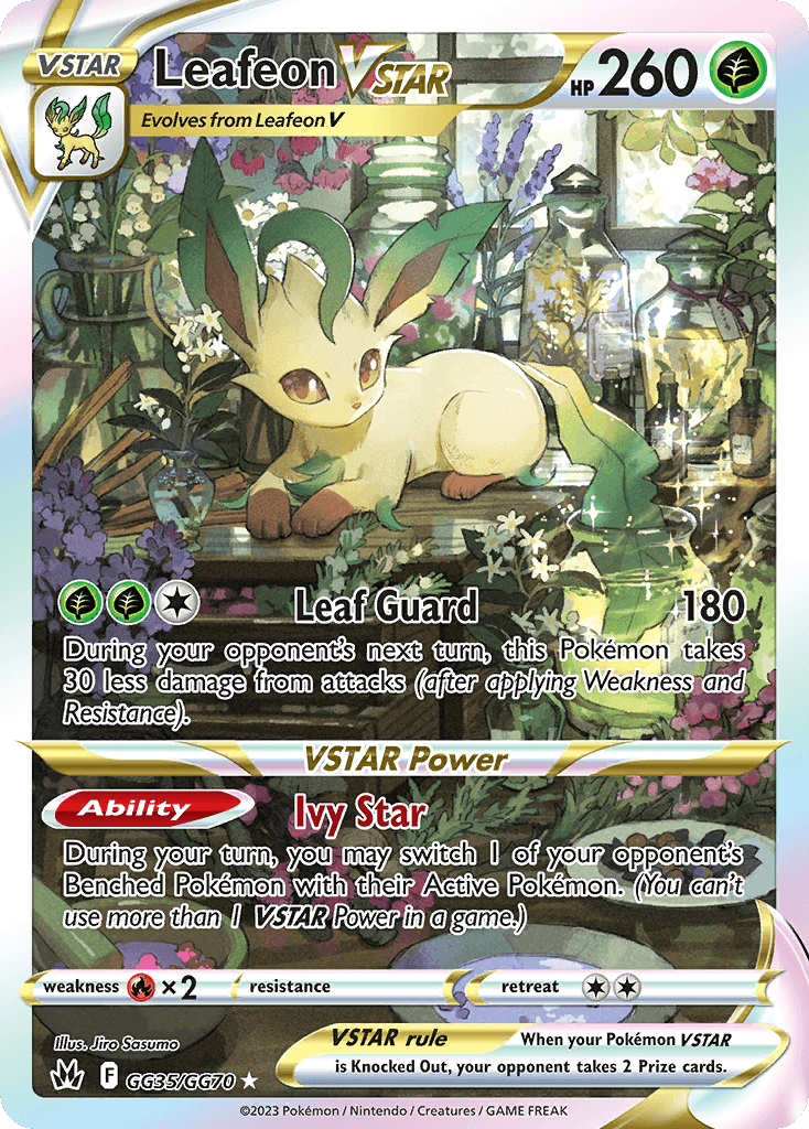 Leafeon VSTAR — Crown Zenith Galarian Gallery #GG35
