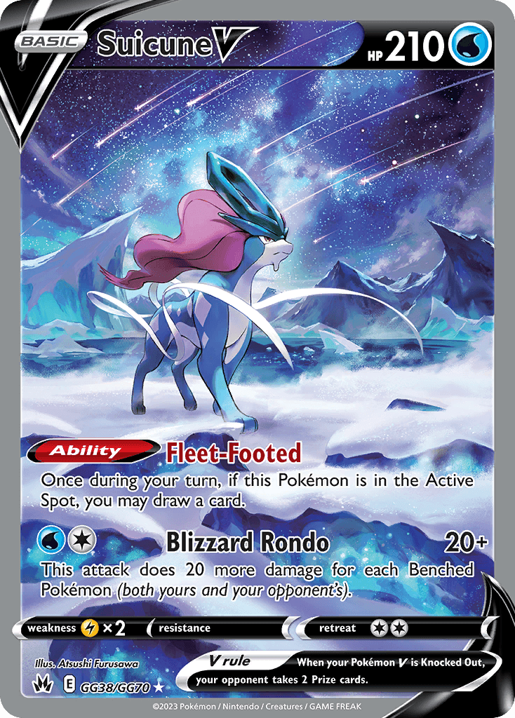 Suicune V — Crown Zenith Galarian Gallery #GG38