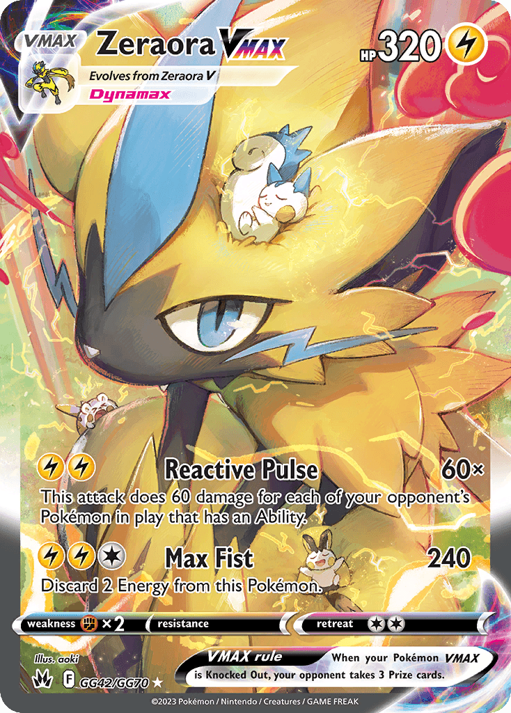 Zeraora VMAX — Crown Zenith Galarian Gallery #GG42