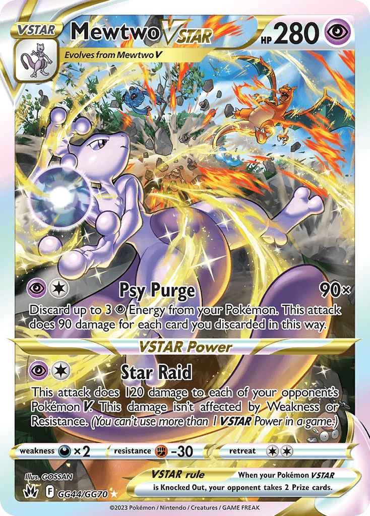 Mewtwo VSTAR — Crown Zenith Galarian Gallery #GG44