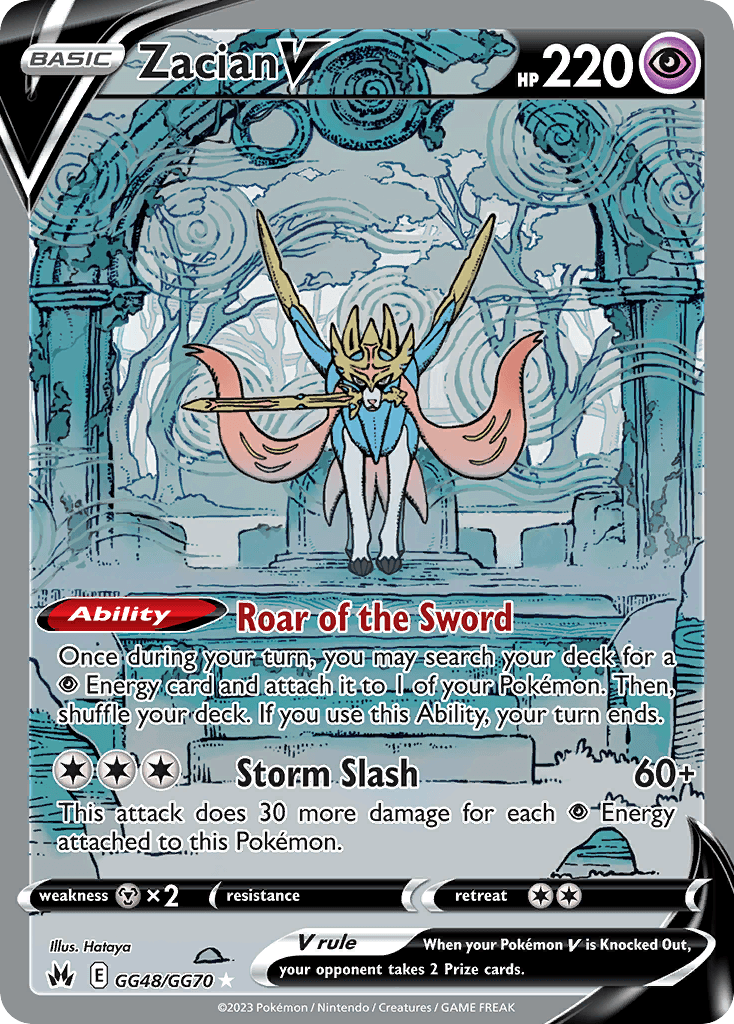 Zacian V — Crown Zenith Galarian Gallery #GG48