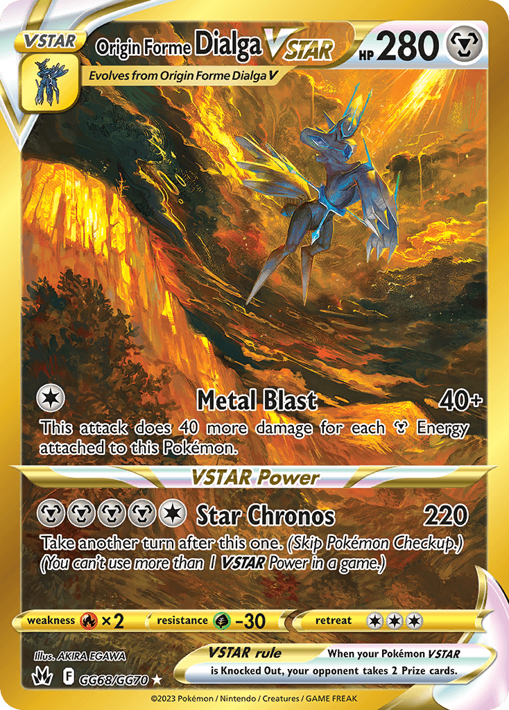 Origin Forme Dialga VSTAR — Crown Zenith Galarian Gallery #GG68